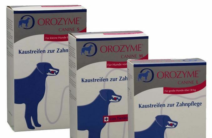 Orozyme Kaustreifen Größe M 10 -30kg (141g) - Zahnpflege, Hygiene (7,73€/100g)
